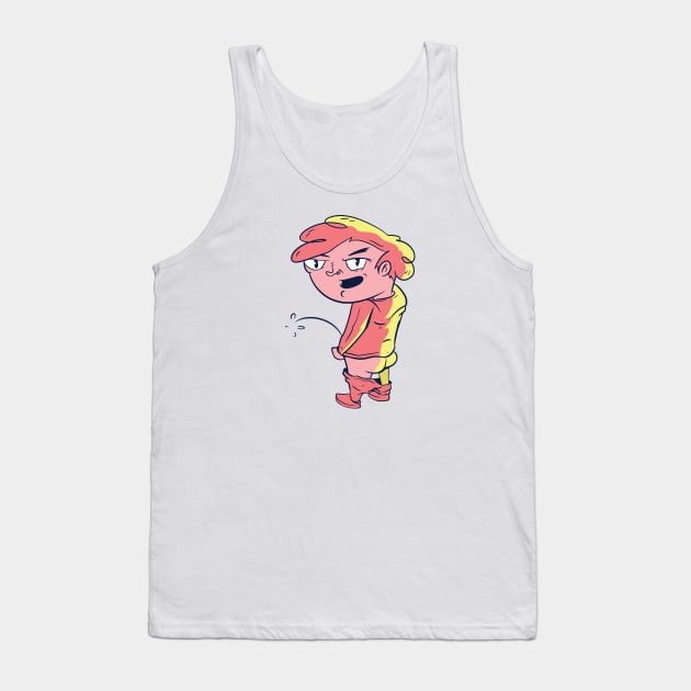 Bad Boy Urinating Tank Top by JFDesign123